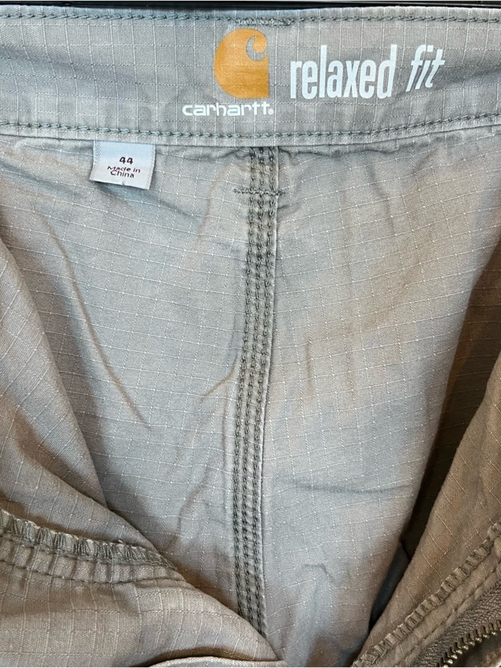 Carhartt Relaxed Fit Shorts Gray Mens 44 Canvas Outdoor Workwear - Picture 5 of 6